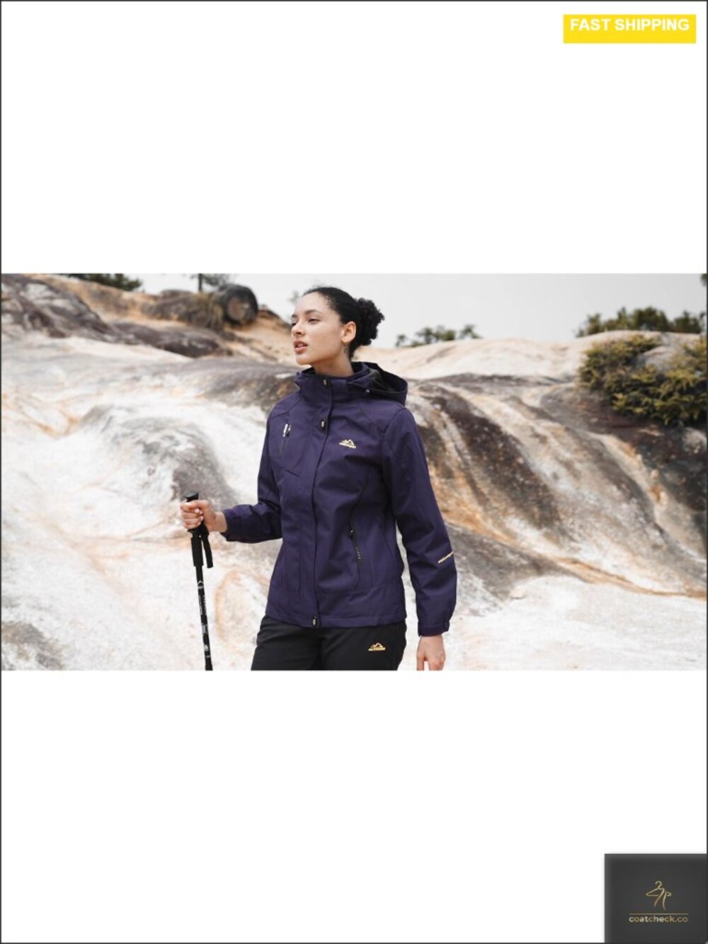 Women's 3-in-1 Ski Jacket Waterproof Windproof Fleece Lined Winter Parka - Picture 6 of 6